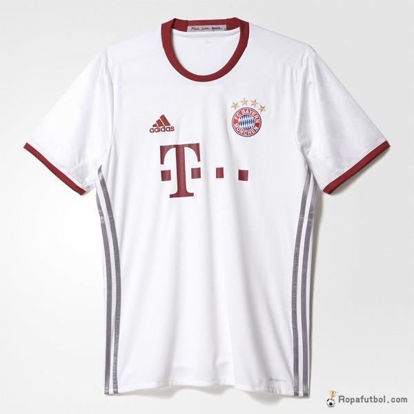 Camiseta Bayern de Múnich Replica Tercera Ropa Niños 2016/17 Blanco